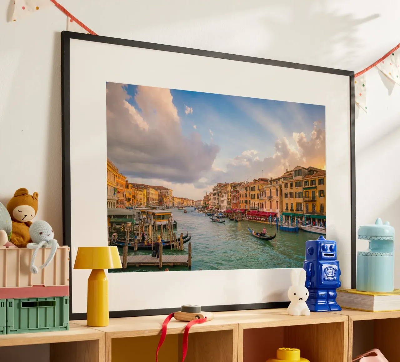 Venezia di velluto poster con telaio in plastica da PhotoVibe Decor