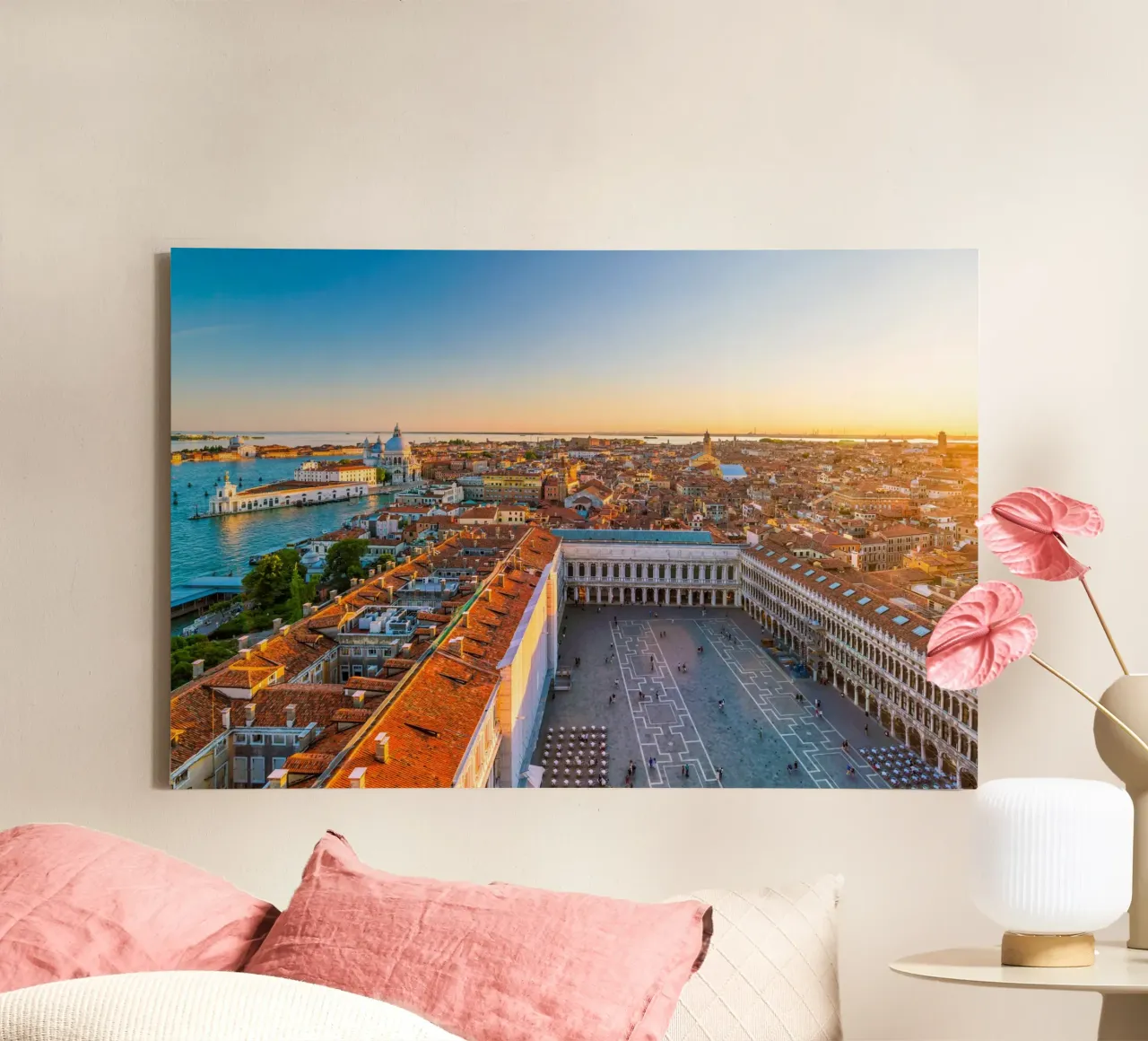 Venezia di velluto tela con Cornice a cassetta da PhotoVibe Decor