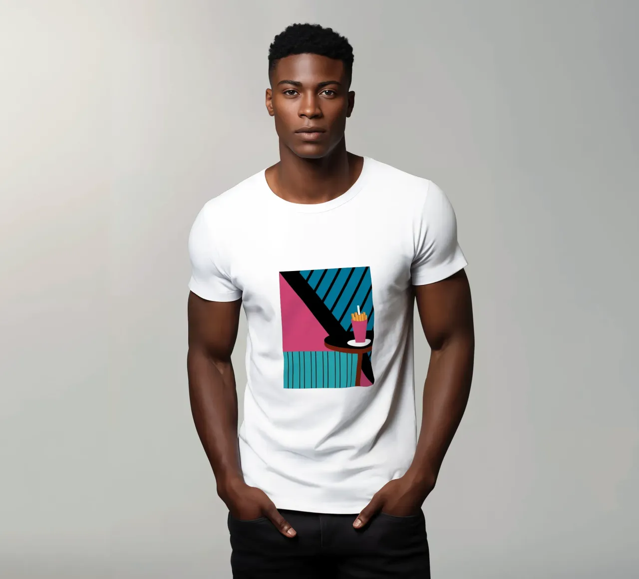 Patate fritte t-shirt da LOOK DIFFERENT