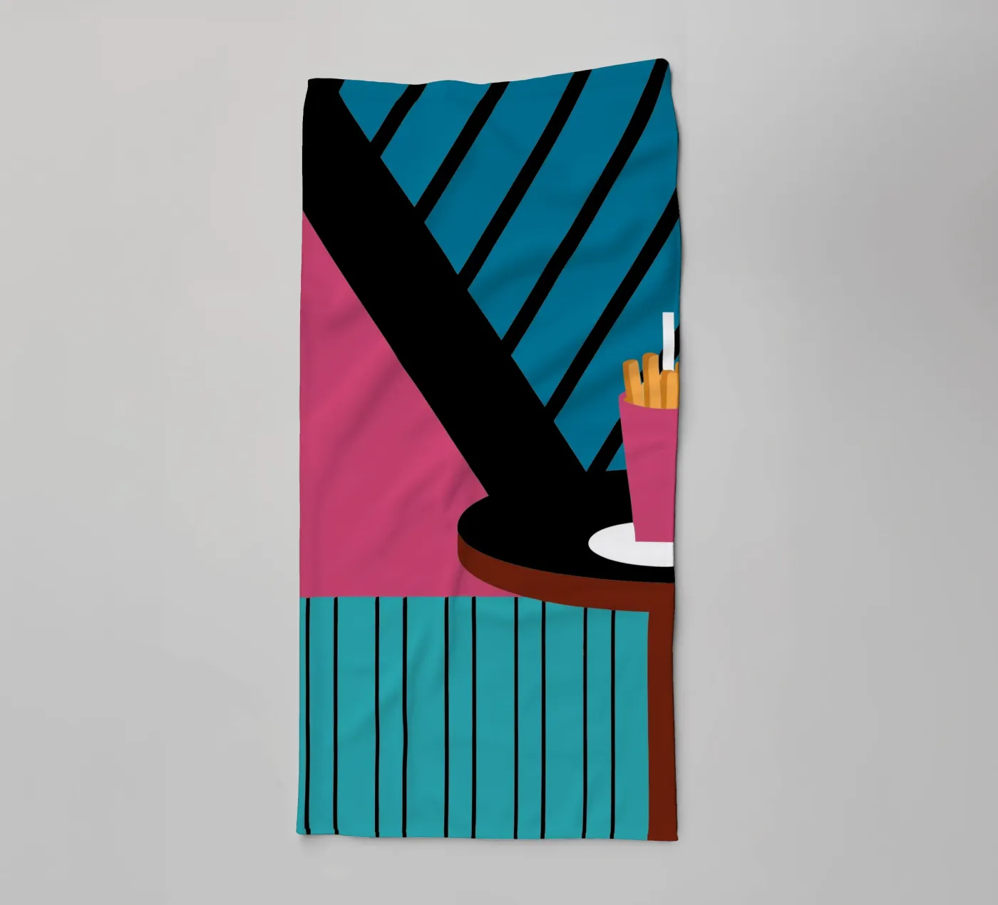 Friet badhanddoek van LOOK DIFFERENT