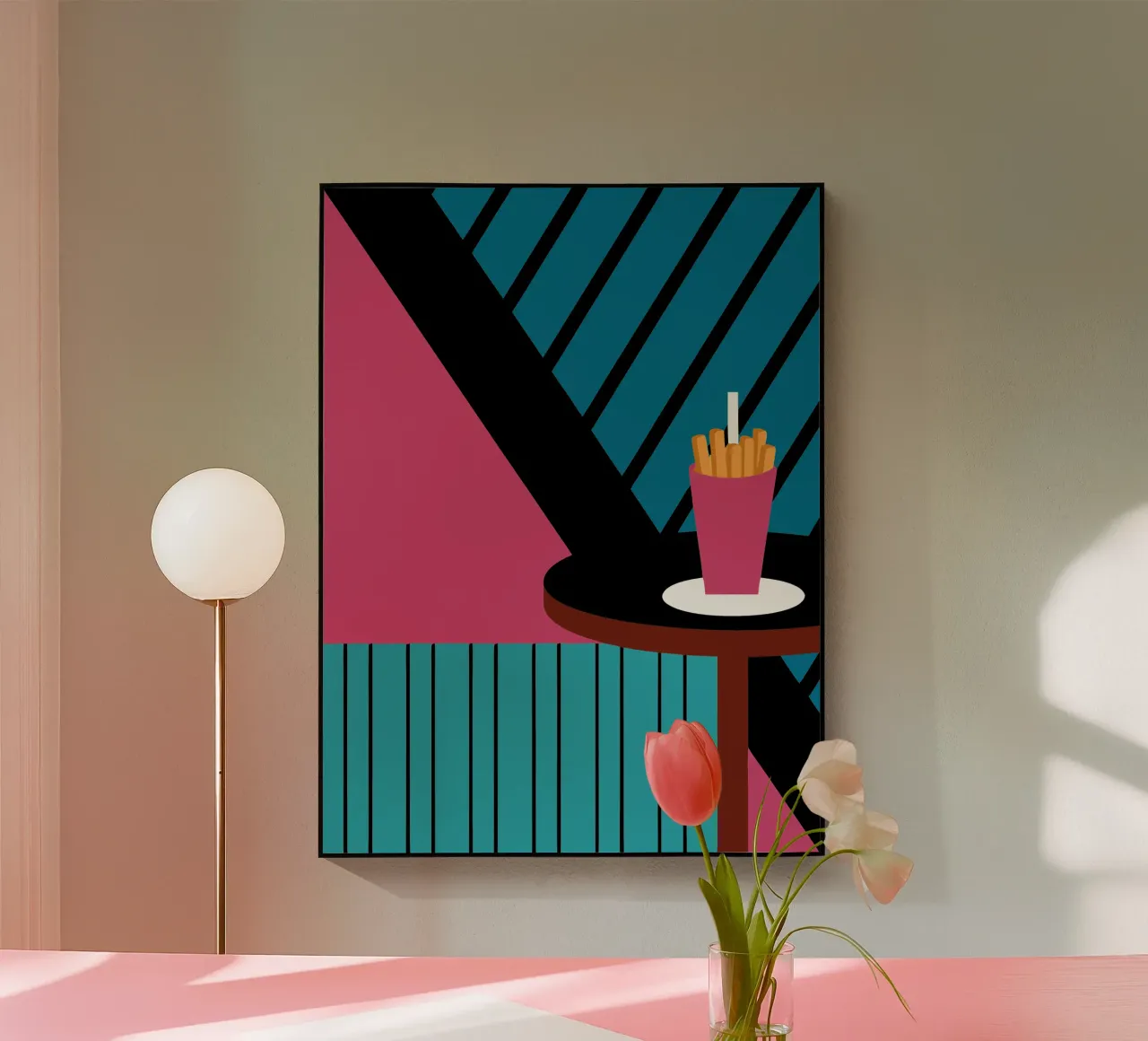 Frites plexiglas de LOOK DIFFERENT