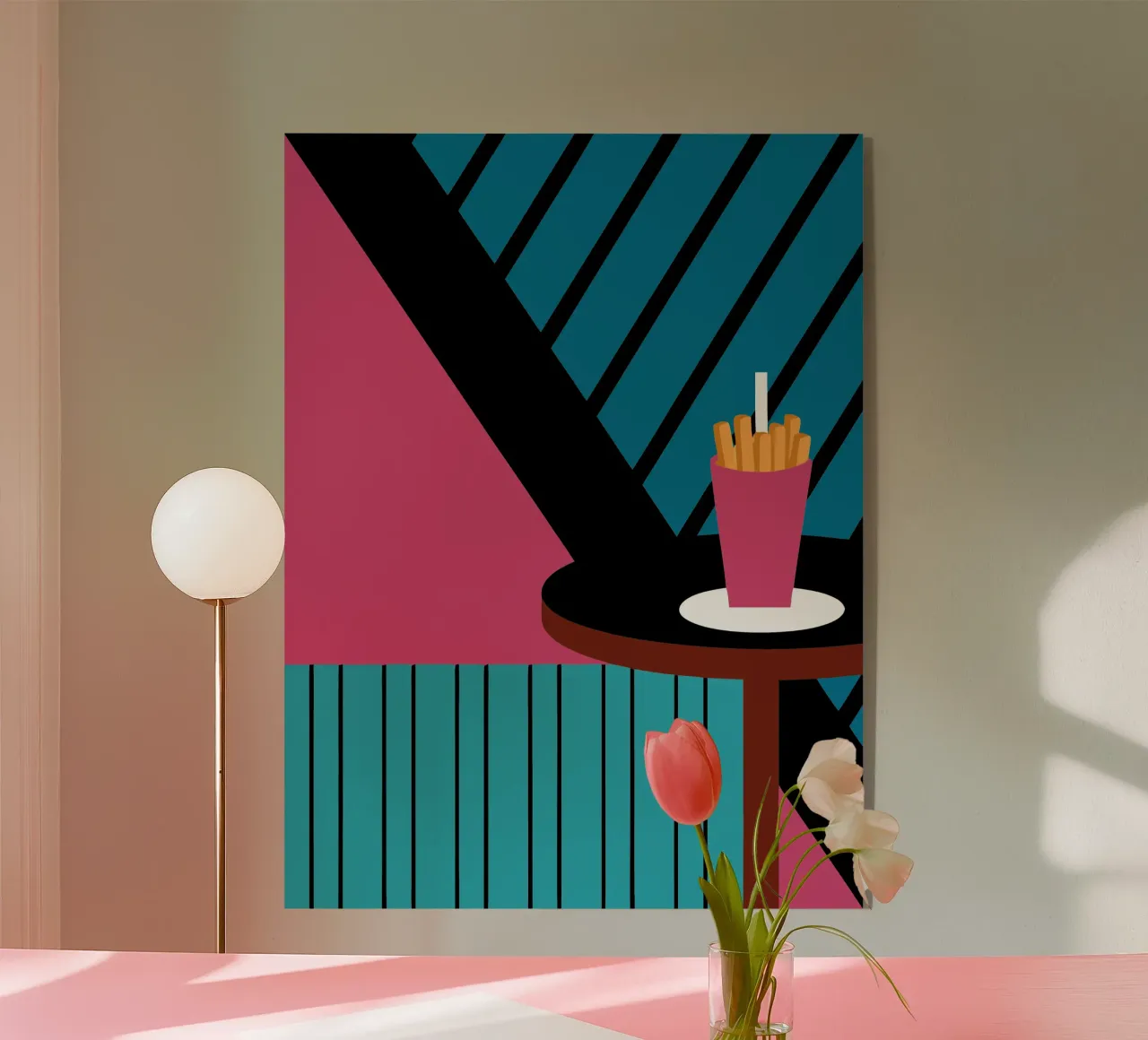 Frites plexiglas de LOOK DIFFERENT