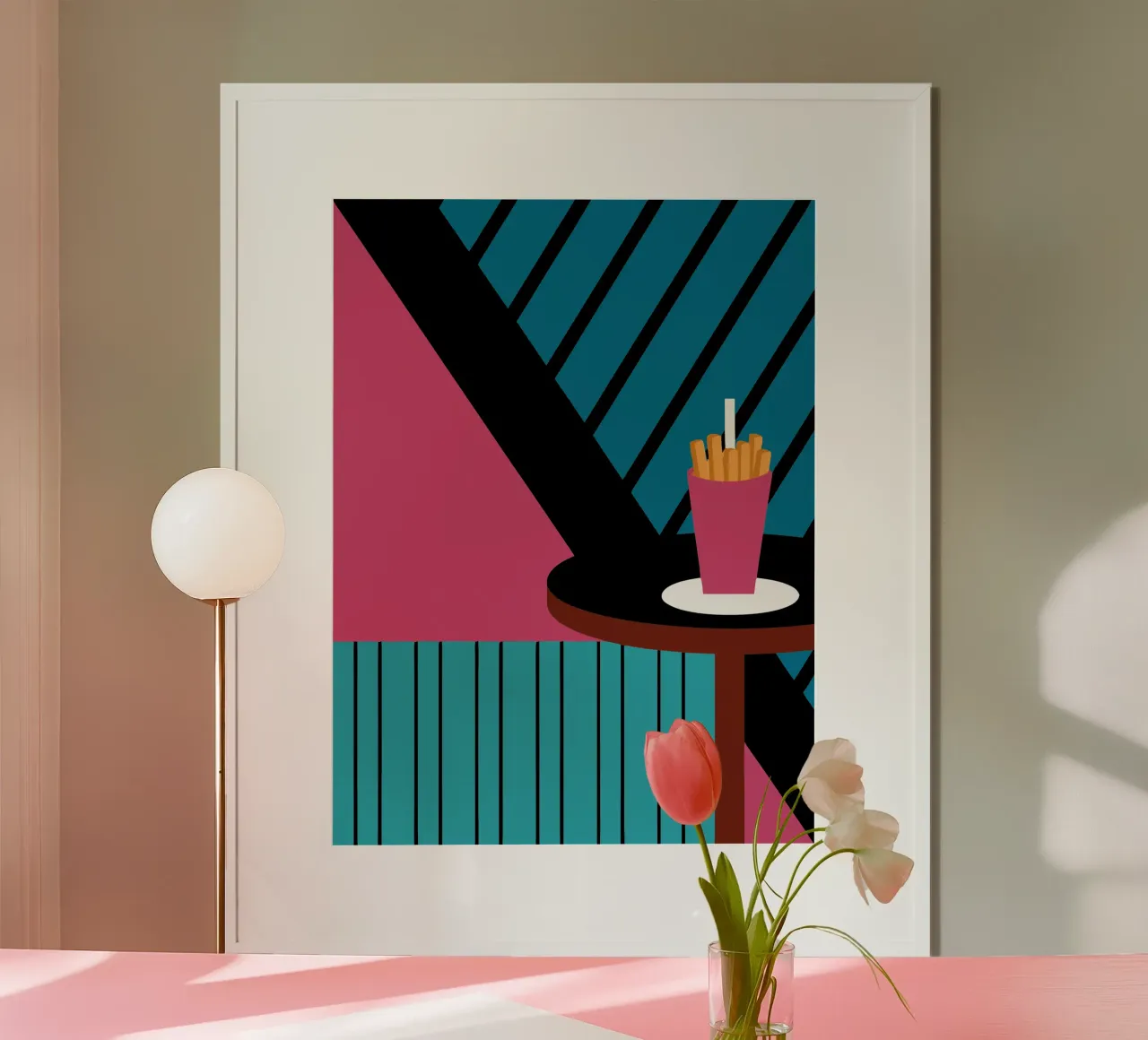 Pommes frites Poster von LOOK DIFFERENT