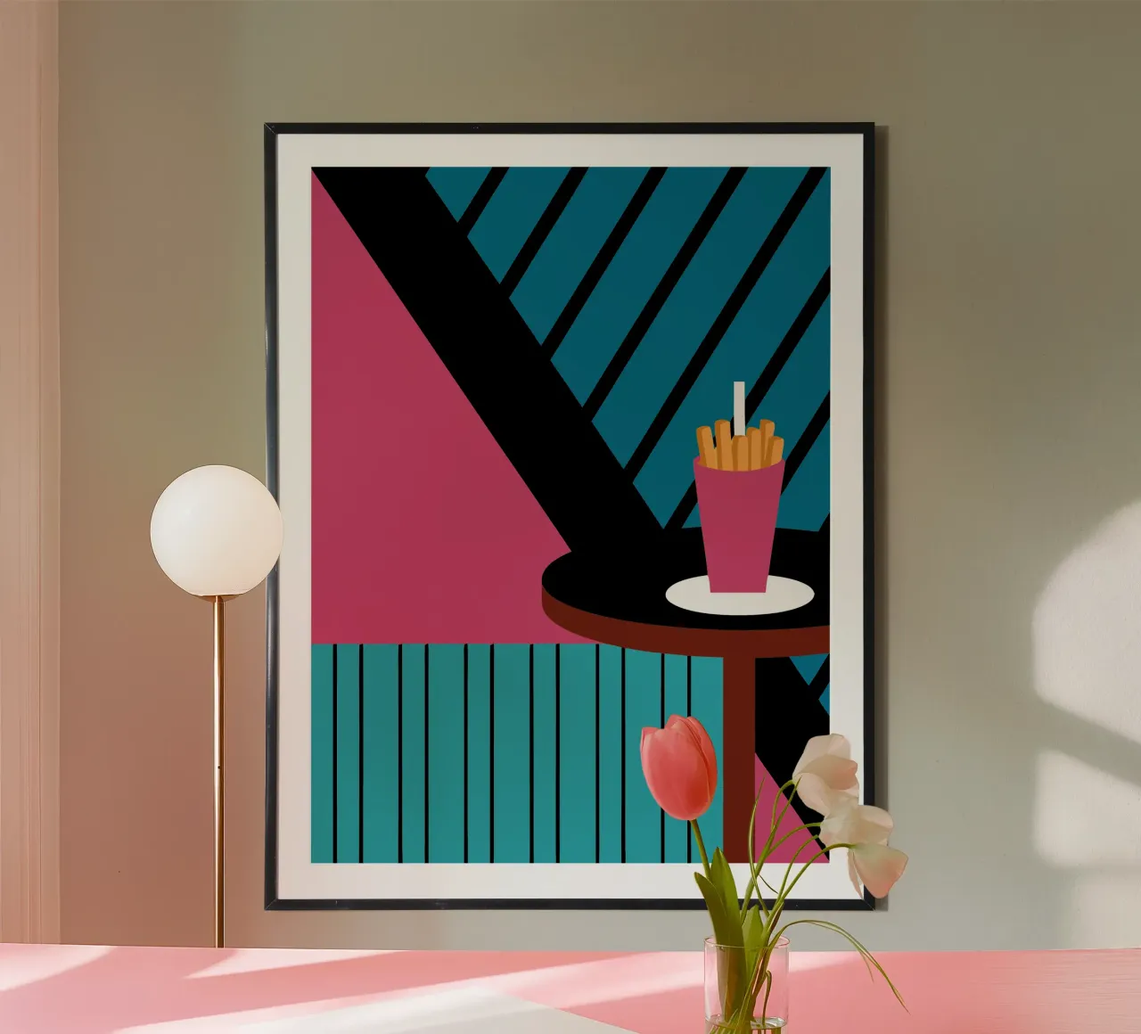 Pommes frites Poster von LOOK DIFFERENT