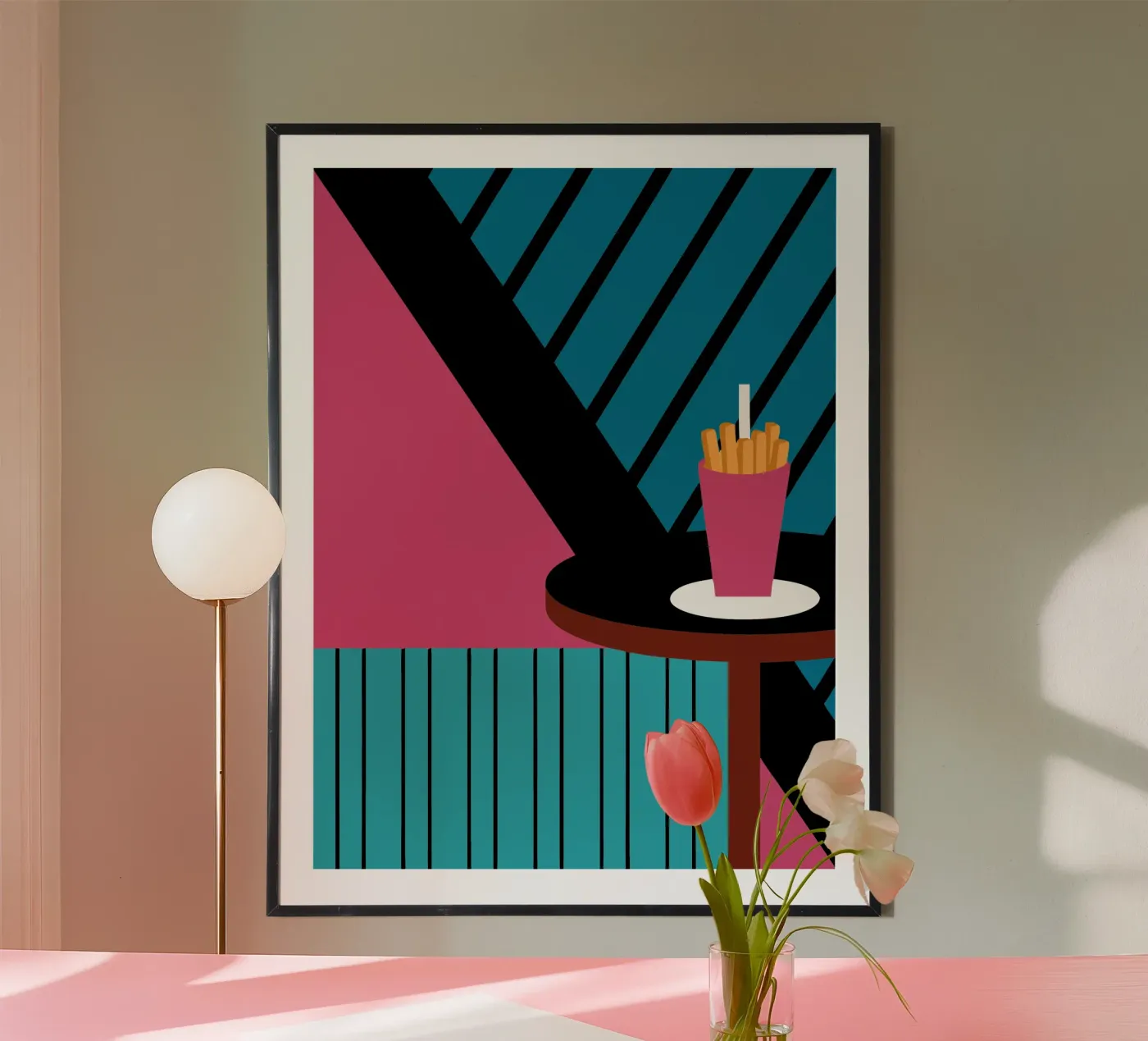 French fries poster de LOOK DIFFERENT