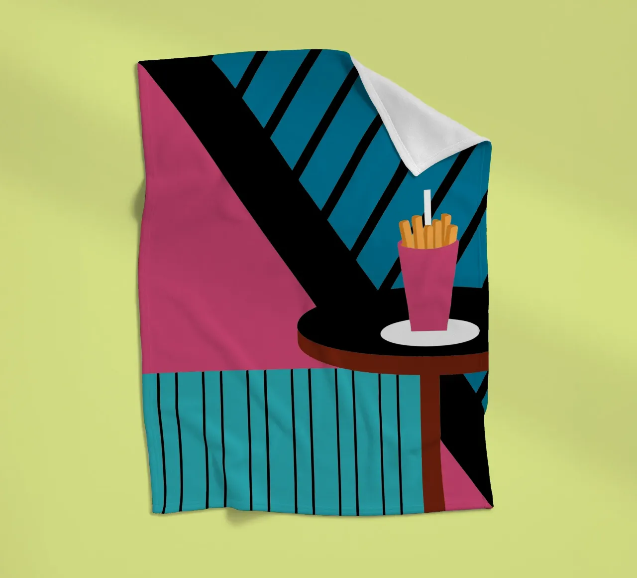 Patate fritte coperta in pile da LOOK DIFFERENT