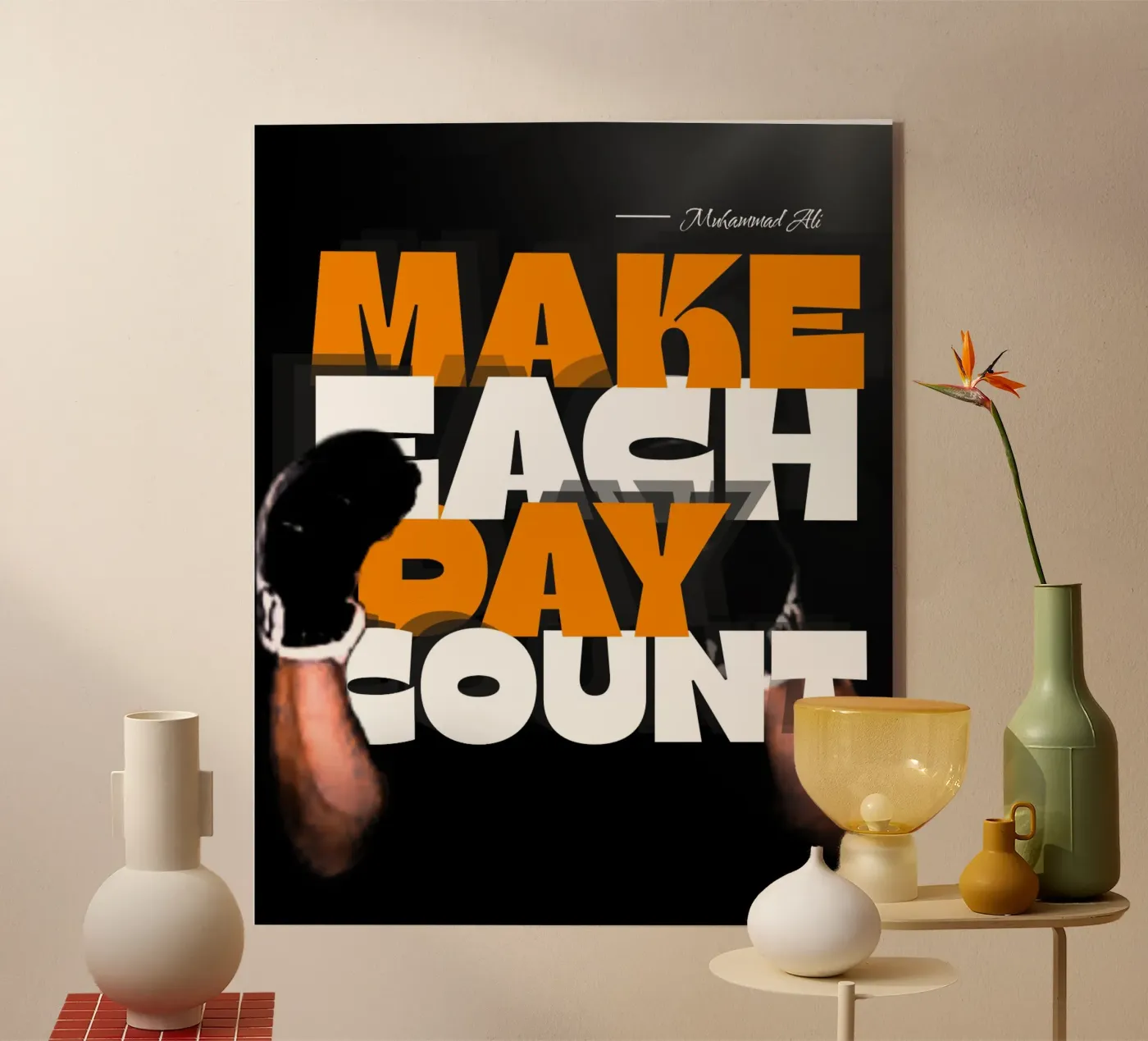 quotes - Muhammad Ali acryl van moraaGP