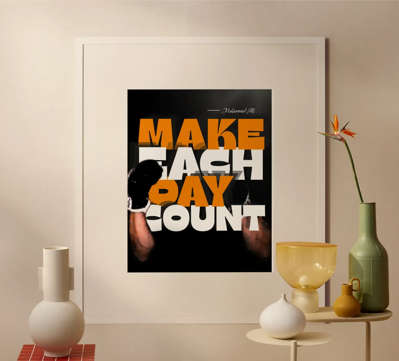 quotes - Muhammad Ali poster by moraaGP