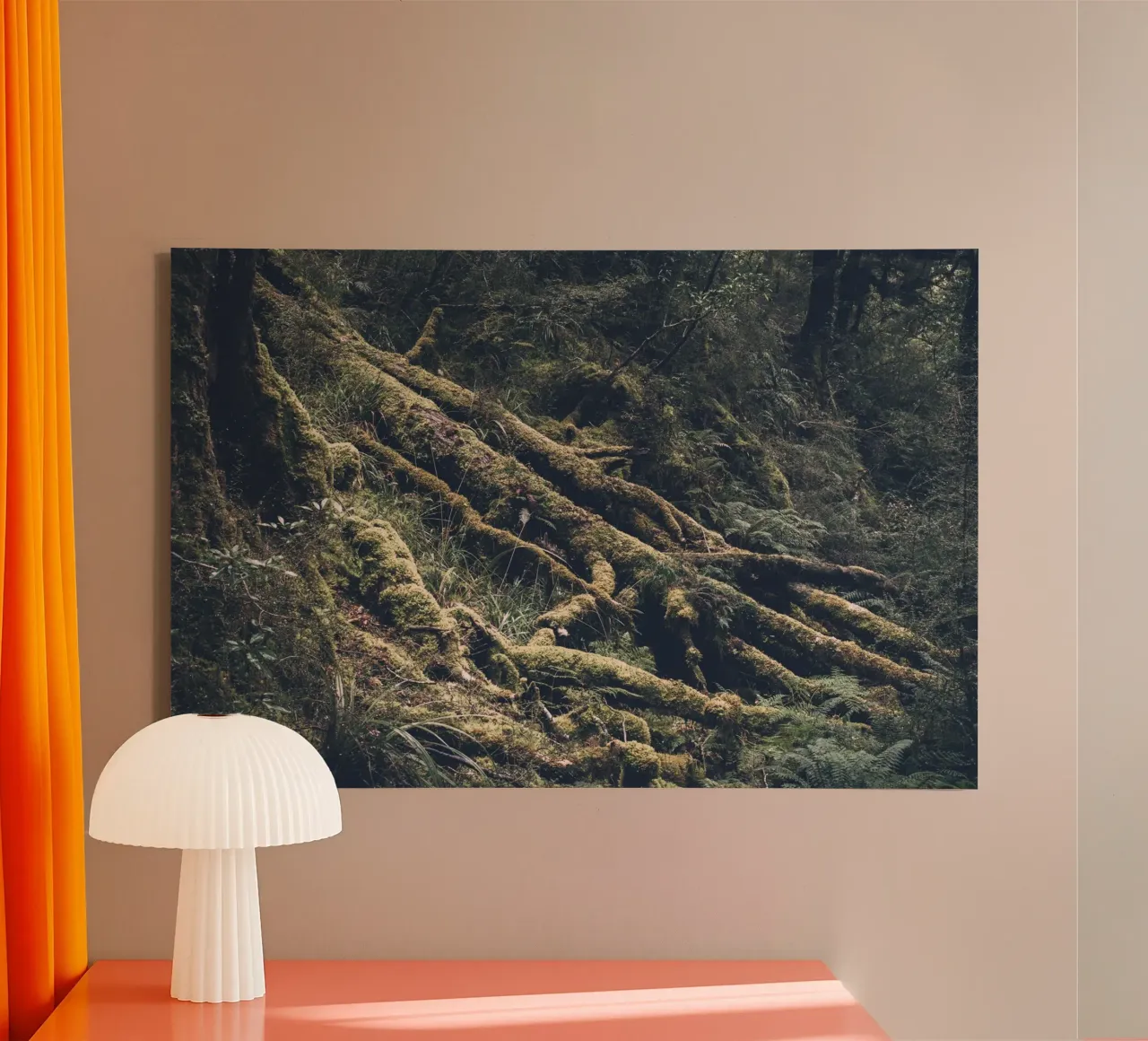 Sussurri della foresta tela con Cornice a cassetta da PhotoVibe Decor