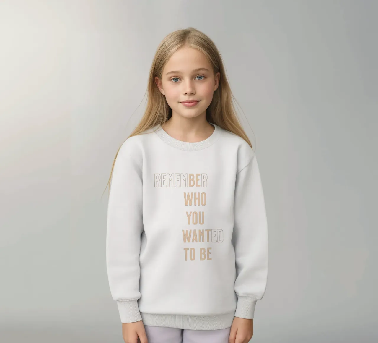 Siate chi volete essere felpa bambino da Gunawan Rb