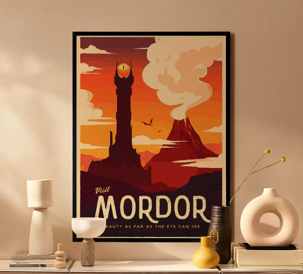 Visit Mordor poster by Alice Slatera
