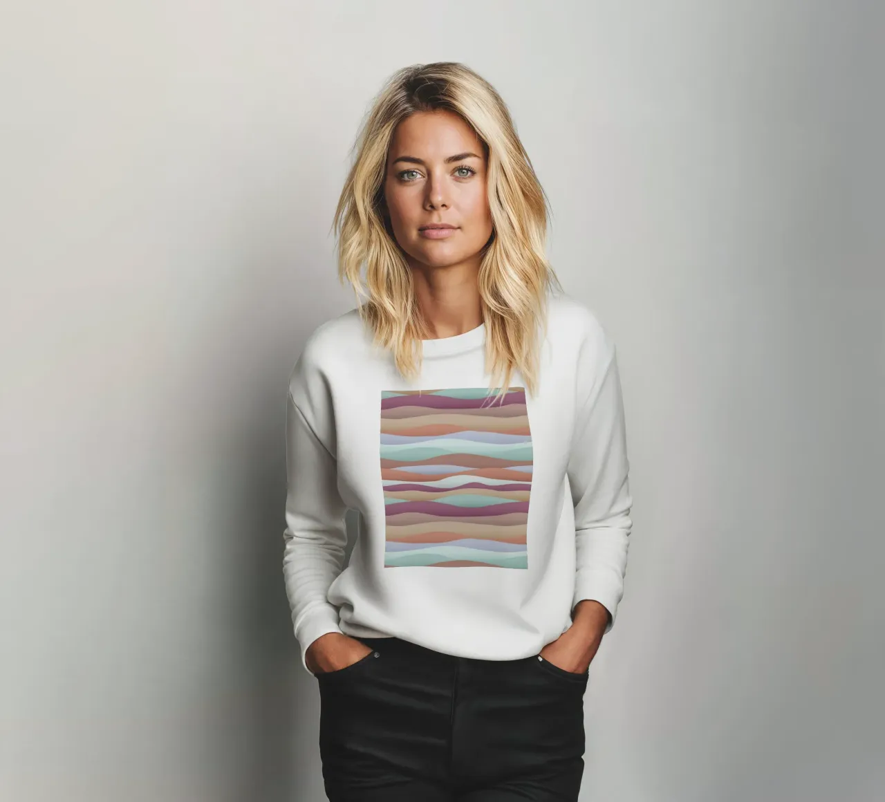 Calming Dunes Sundown felpa da designdn