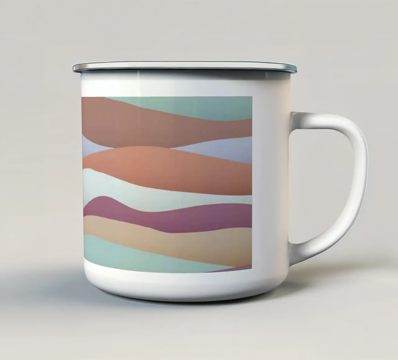 Calming Dunes Sundown tazza in smalto da designdn