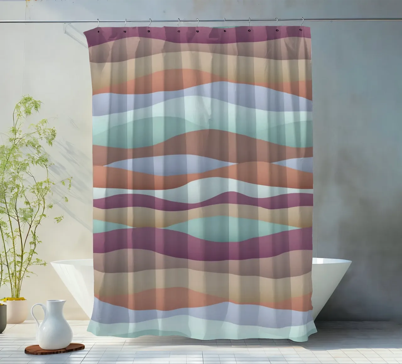 Calming Dunes Sundown tenda da doccia da designdn