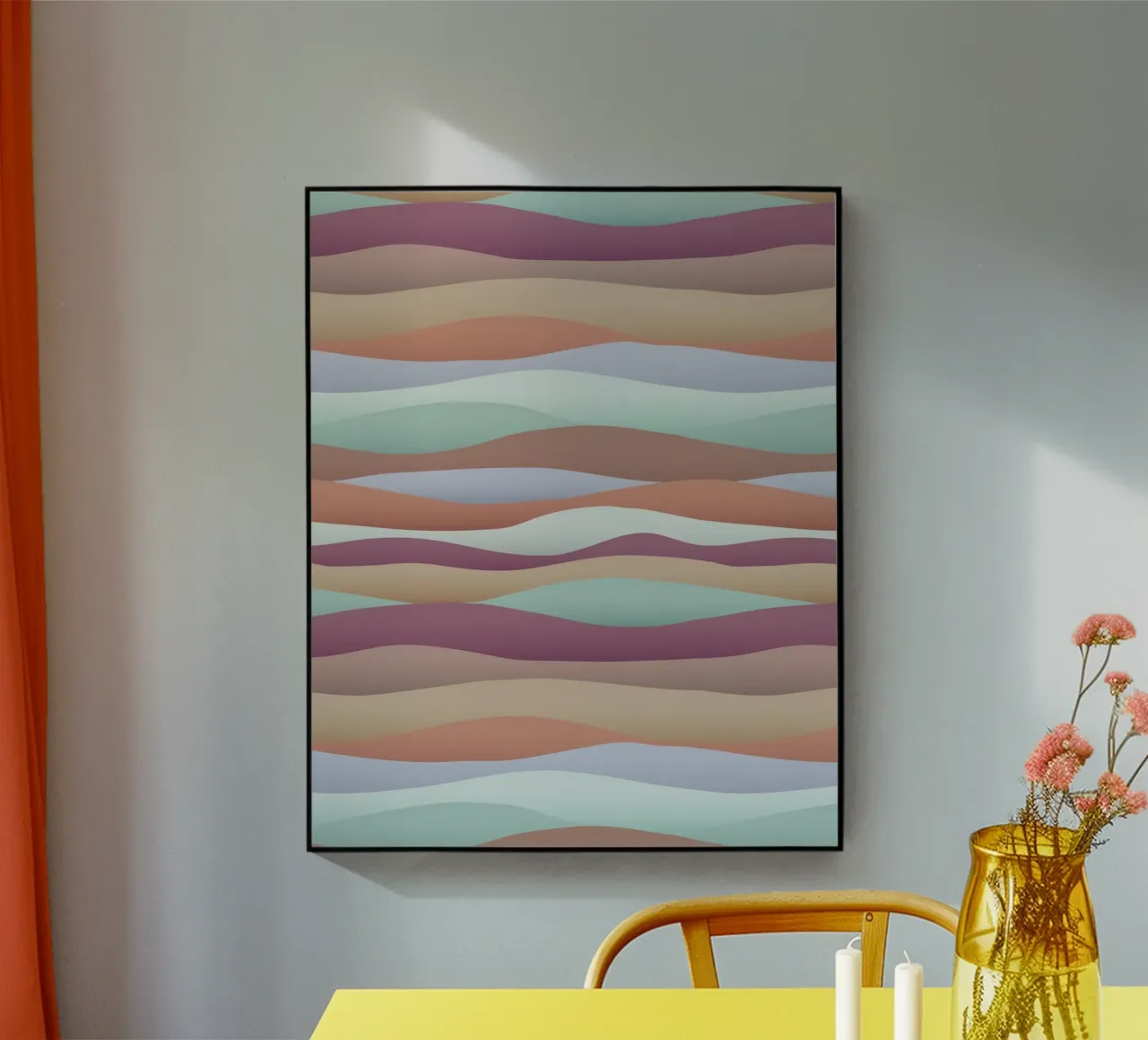 Calming Dunes Sundown plexiglass da designdn
