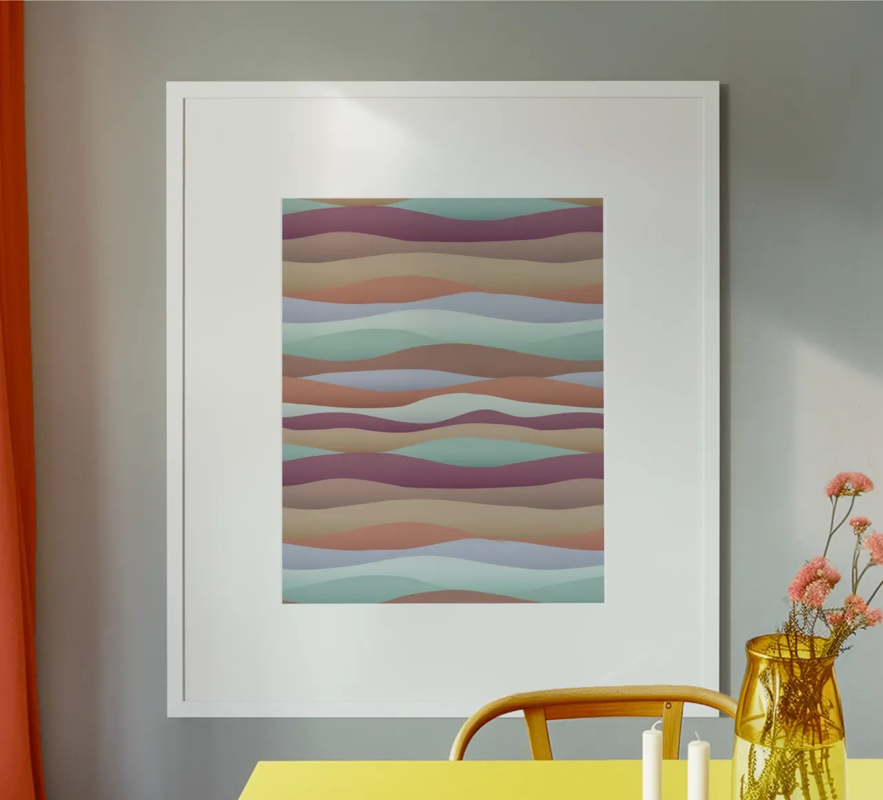 Calming Dunes Sundown poster da designdn
