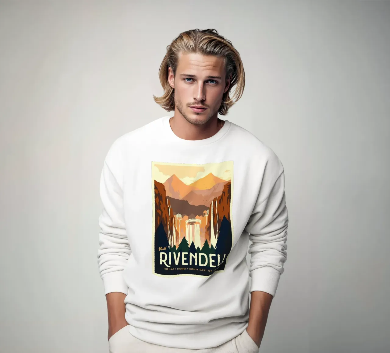 Visitare Rivendell felpa da Alice Slatera