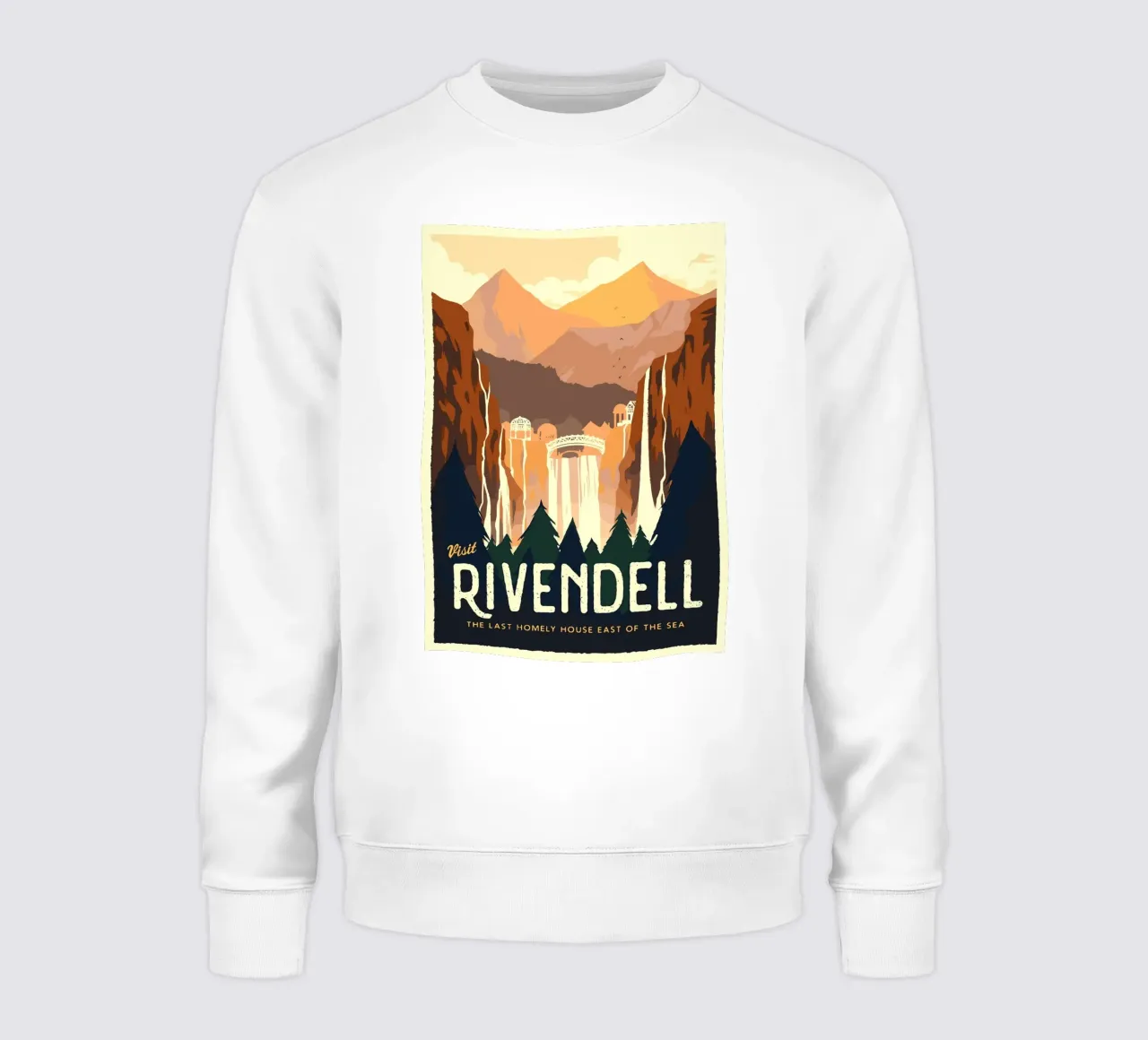 Visitare Rivendell felpa da Alice Slatera