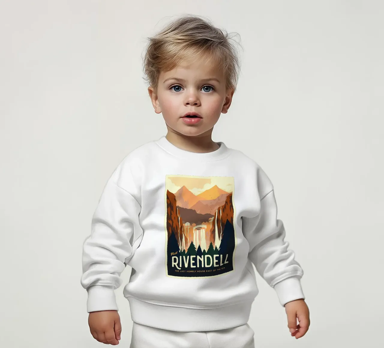Visitare Rivendell felpa neonato da Alice Slatera
