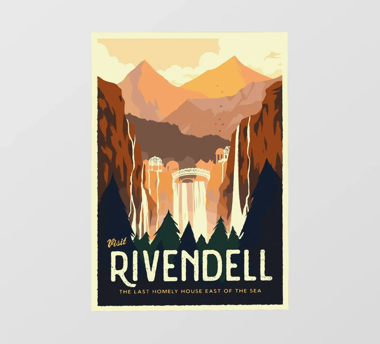 Visitare Rivendell pellicola backlit da Alice Slatera