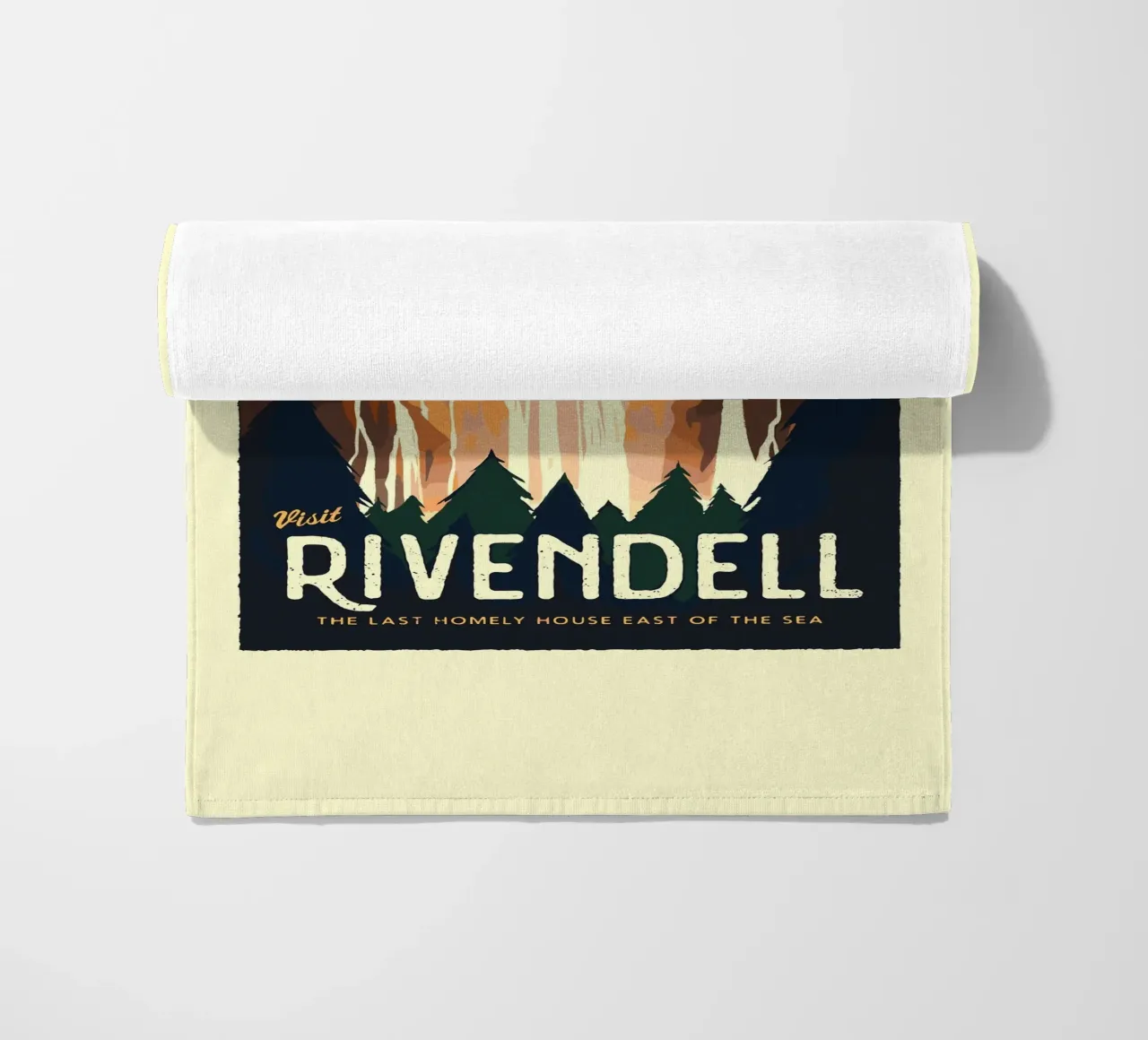 Visitare Rivendell telo mare da Alice Slatera