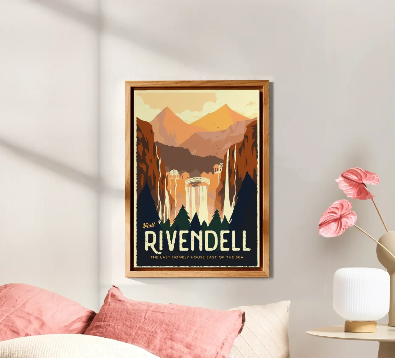 Visit Rivendell alu-dibond by Alice Slatera