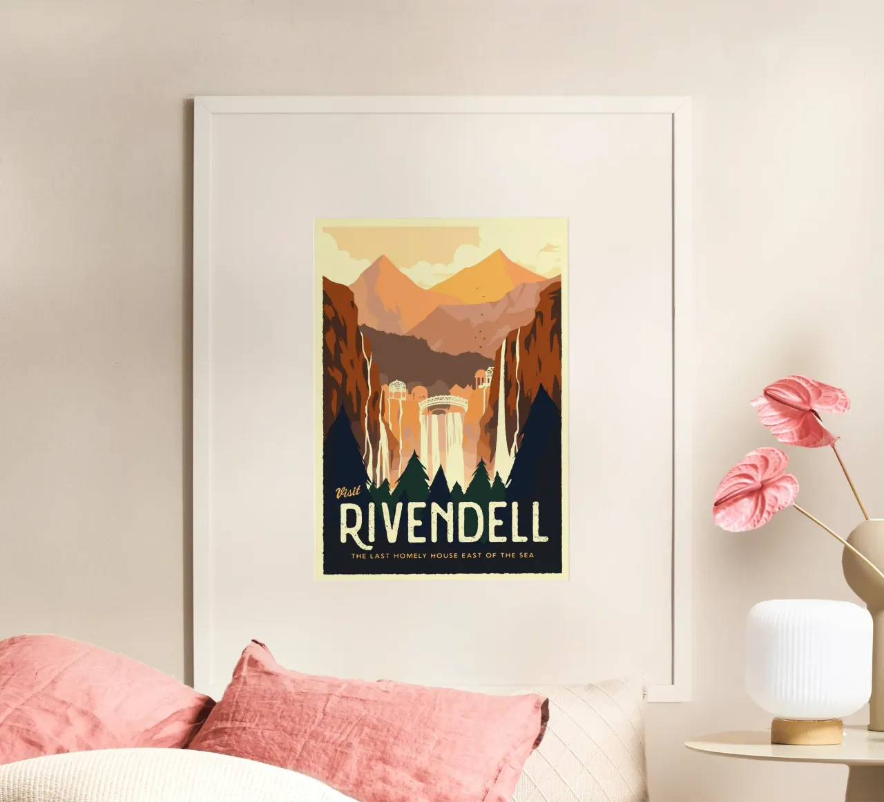 Visitare Rivendell poster da Alice Slatera