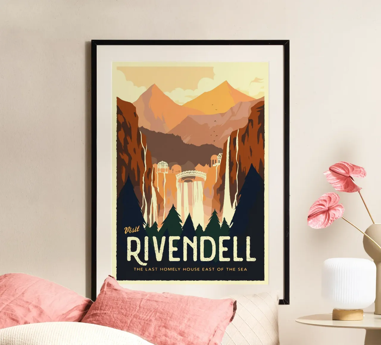 Visitare Rivendell poster da Alice Slatera
