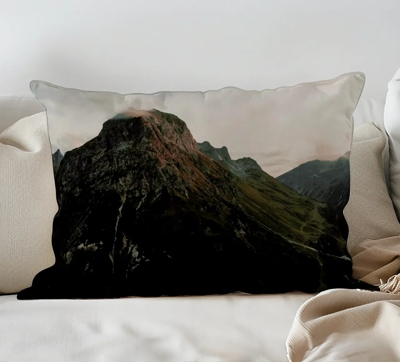 Hill Top Sundown I cuscino da Sebastian Hilgetag