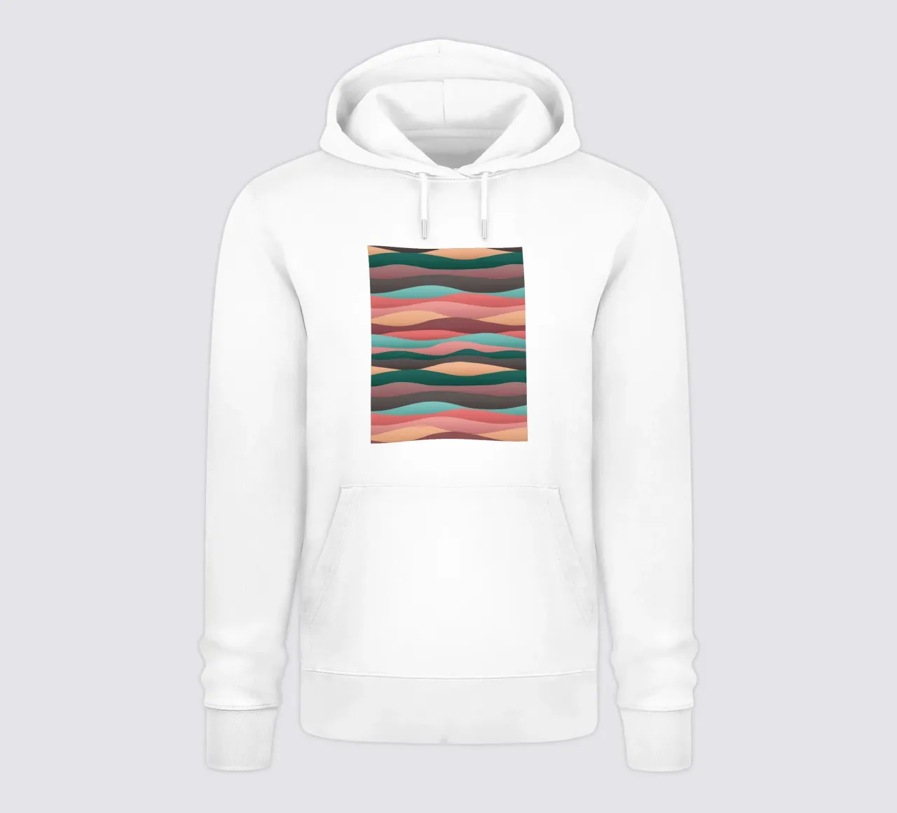 Calming Dunes Sunrise felpa con cappuccio da designdn