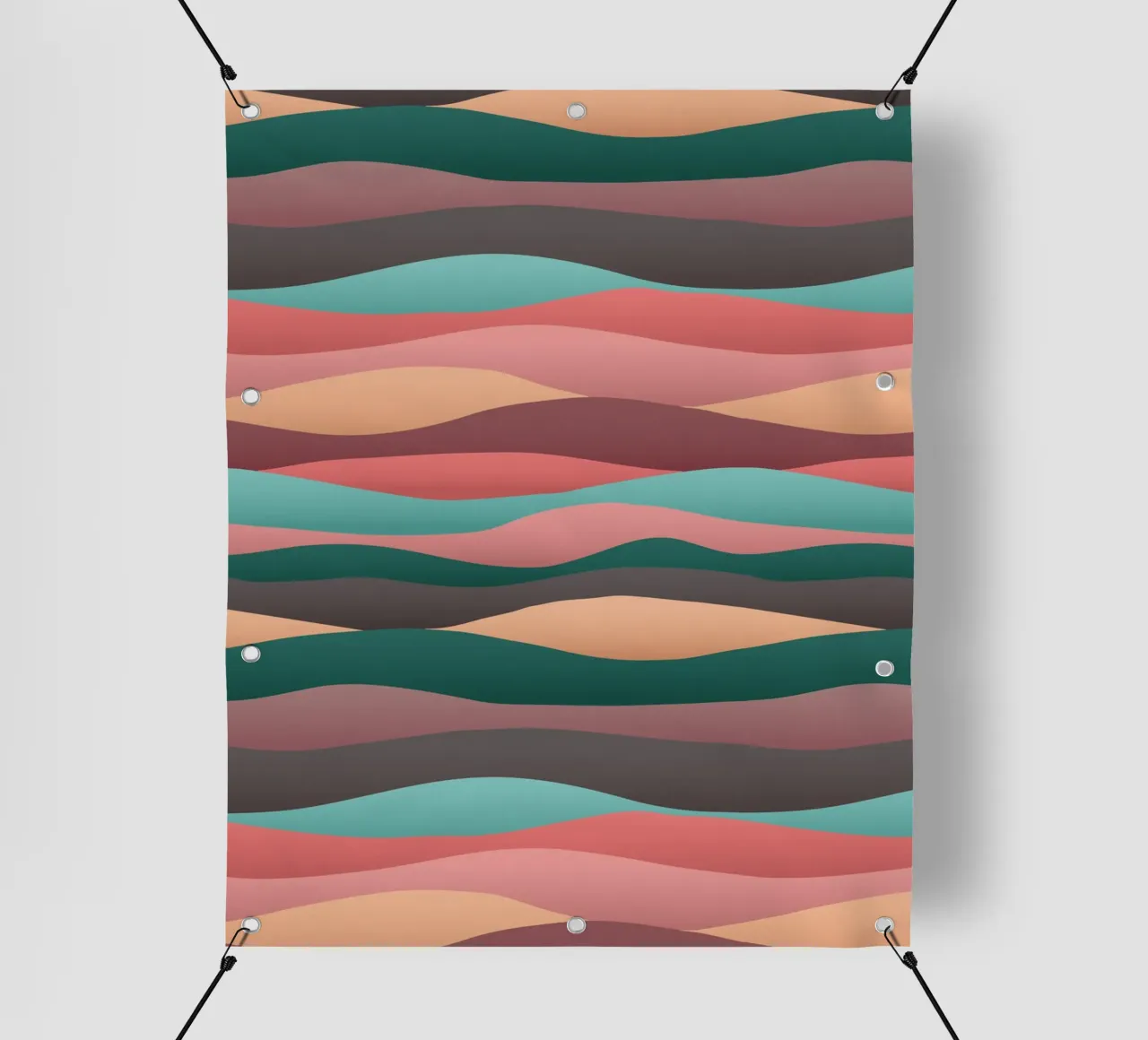 Calming Dunes Sunrise telo in pvc da designdn