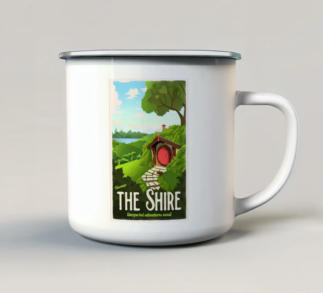 Scoprire la Contea tazza in smalto da Alice Slatera