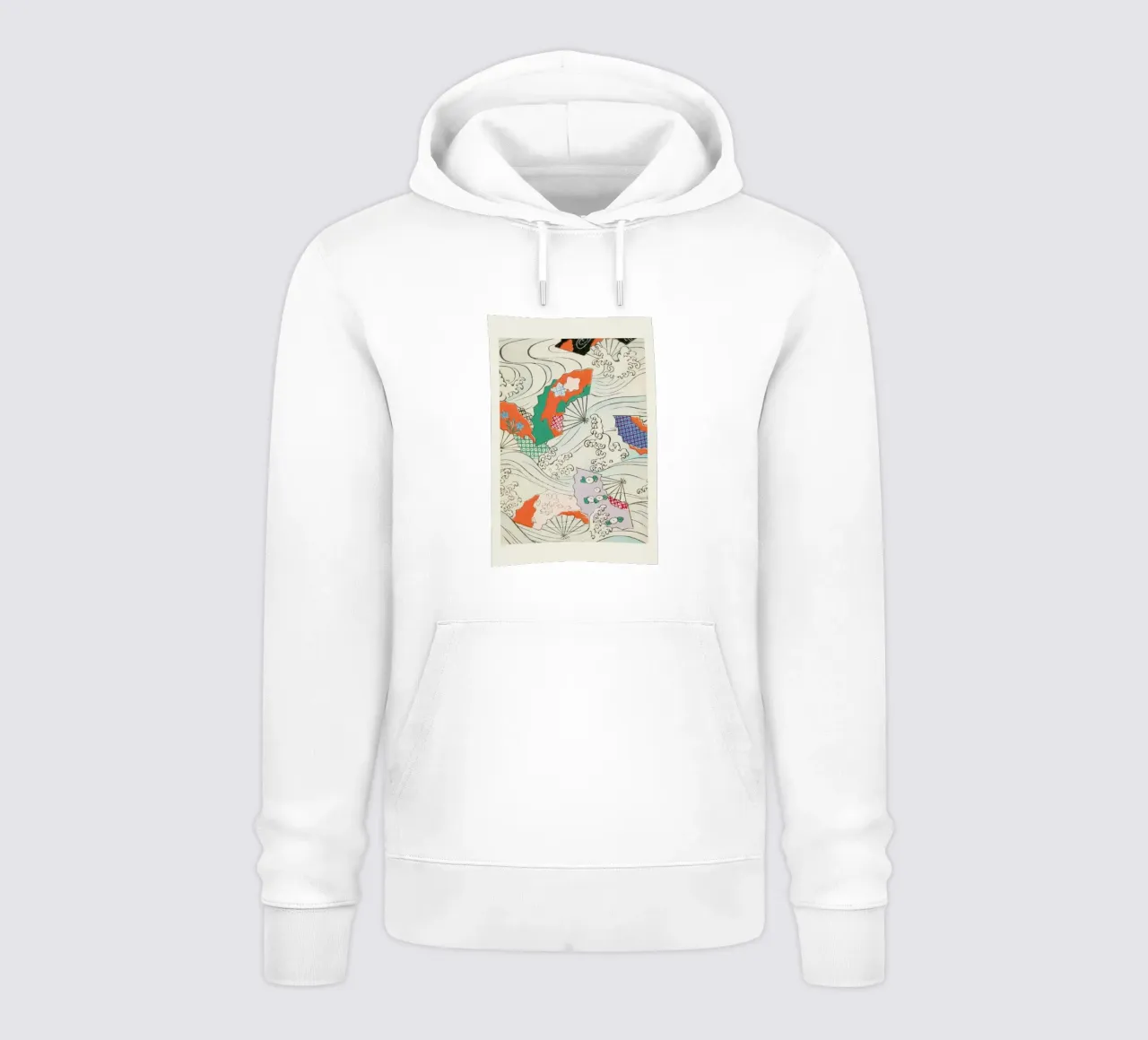 Shin-Bijutsukai - Crest & Fan Hoodie von Vintage by JUNIQE