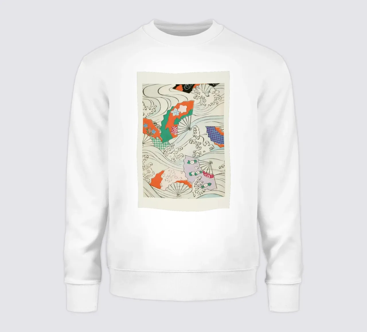 Shin-Bijutsukai - Crest & Fan sudadera de Vintage by JUNIQE