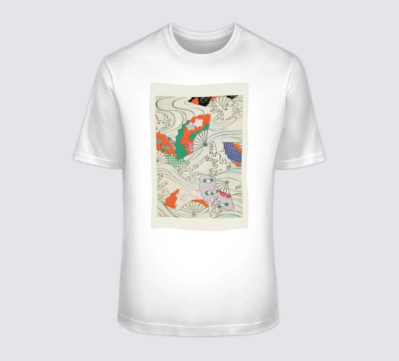 Shin-Bijutsukai - Crest & Fan t-shirt da Vintage by JUNIQE