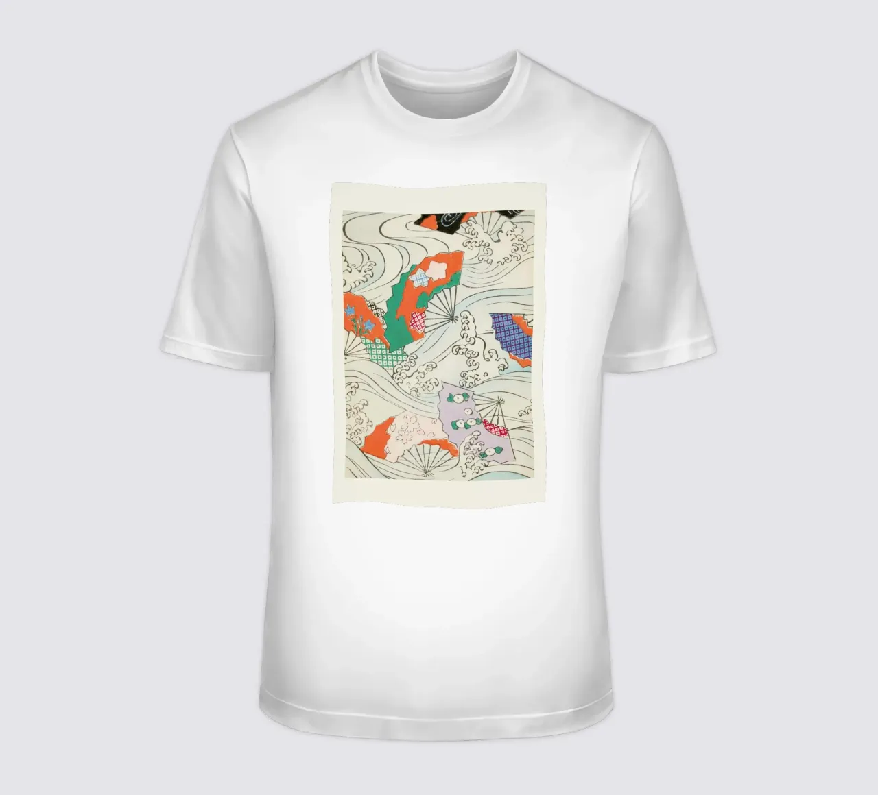 Shin-Bijutsukai - Crest & Fan t-shirt da Vintage by JUNIQE