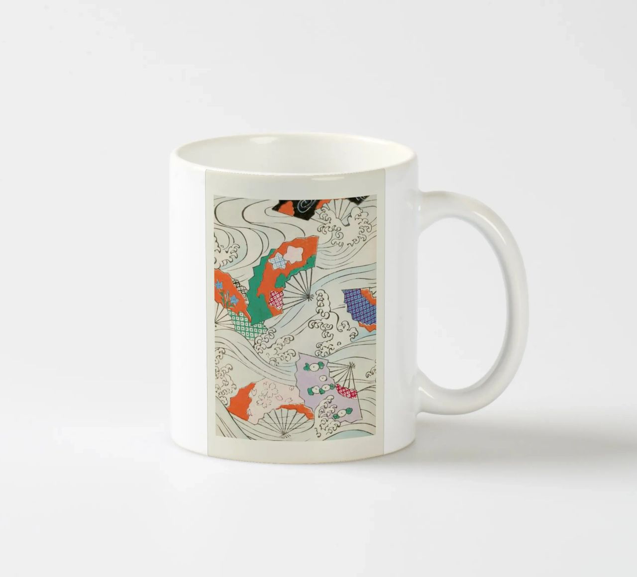 Shin-Bijutsukai - Crest & Fan tazza in ceramica da Vintage by JUNIQE