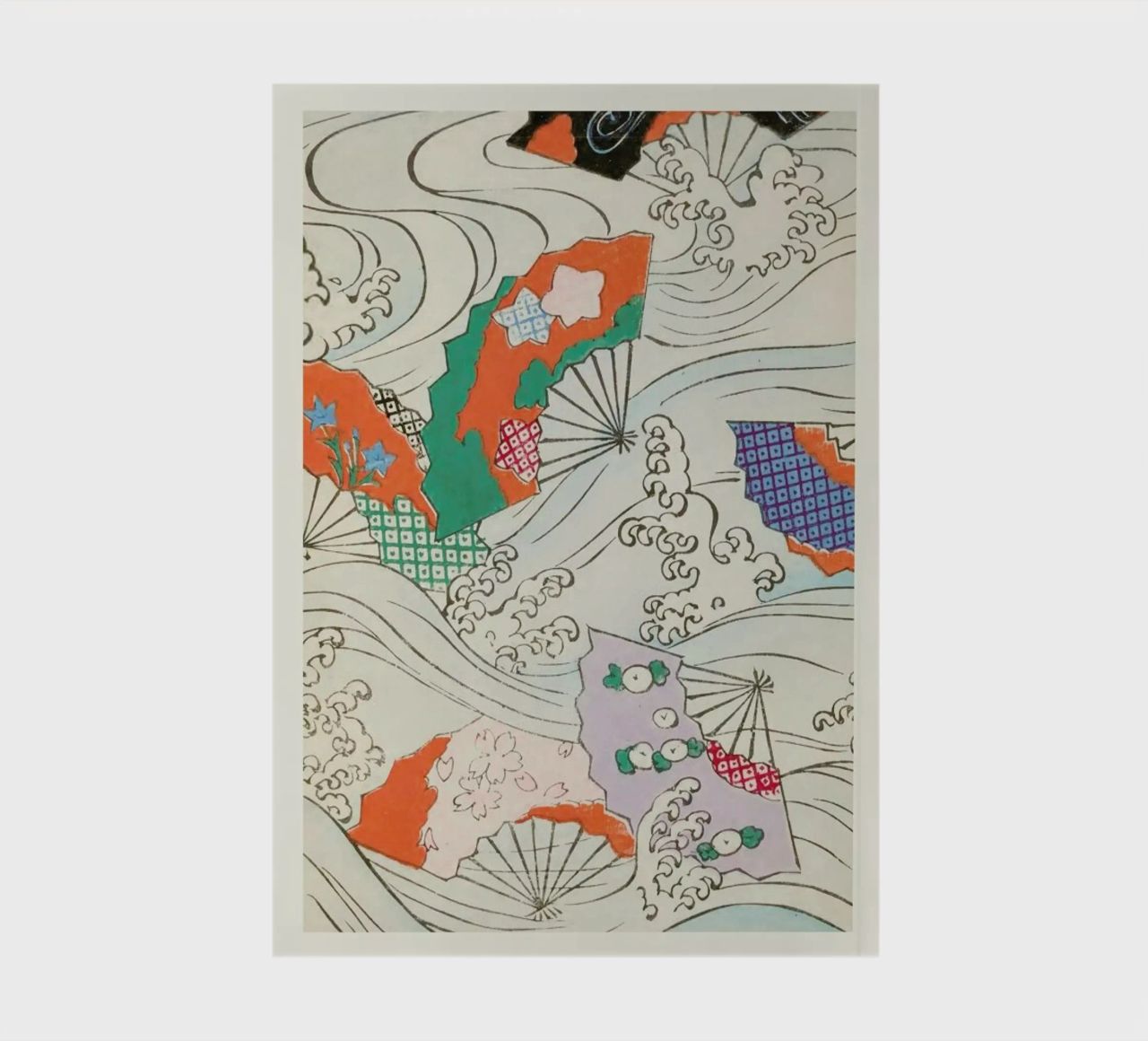 Shin-Bijutsukai - Crest & Fan notebook by Vintage by JUNIQE