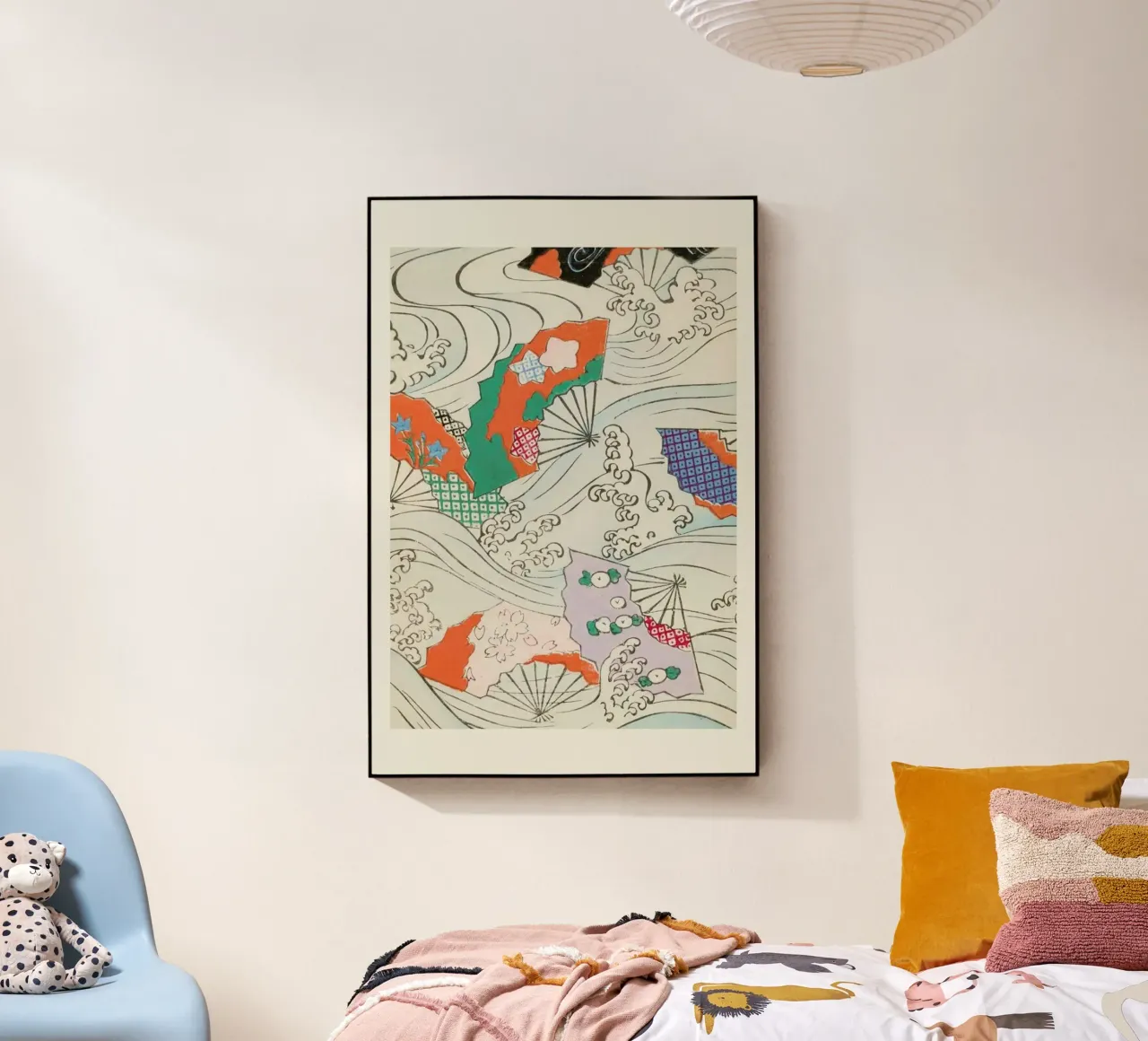 Shin-Bijutsukai - Crest & Fan plexiglass da Vintage by JUNIQE