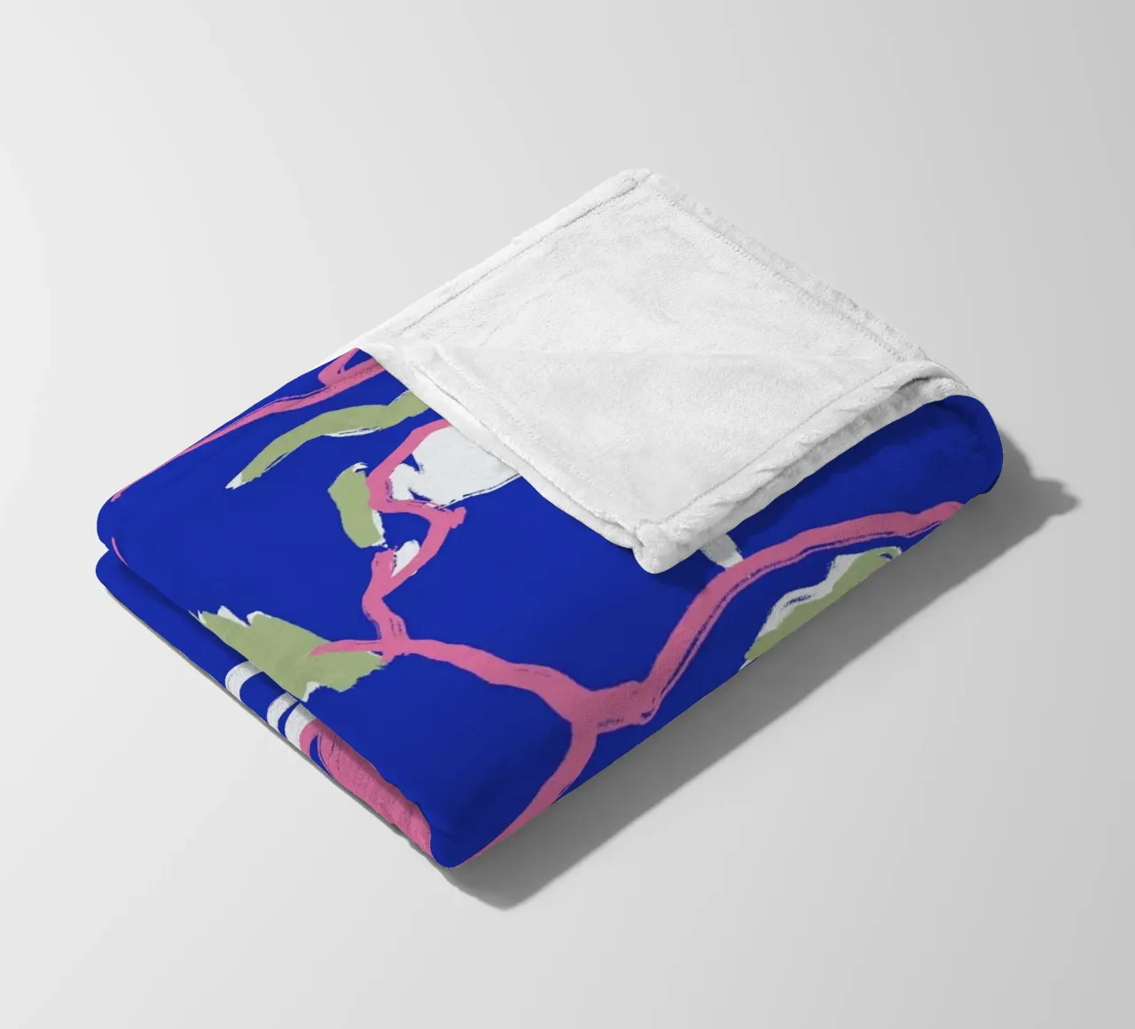Schizzo di nudo al neon in line art coperta in pile da Little Dean