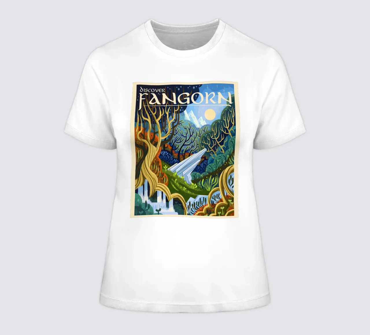 Scoprire Fangorn t-shirt da donna da Alice Slatera