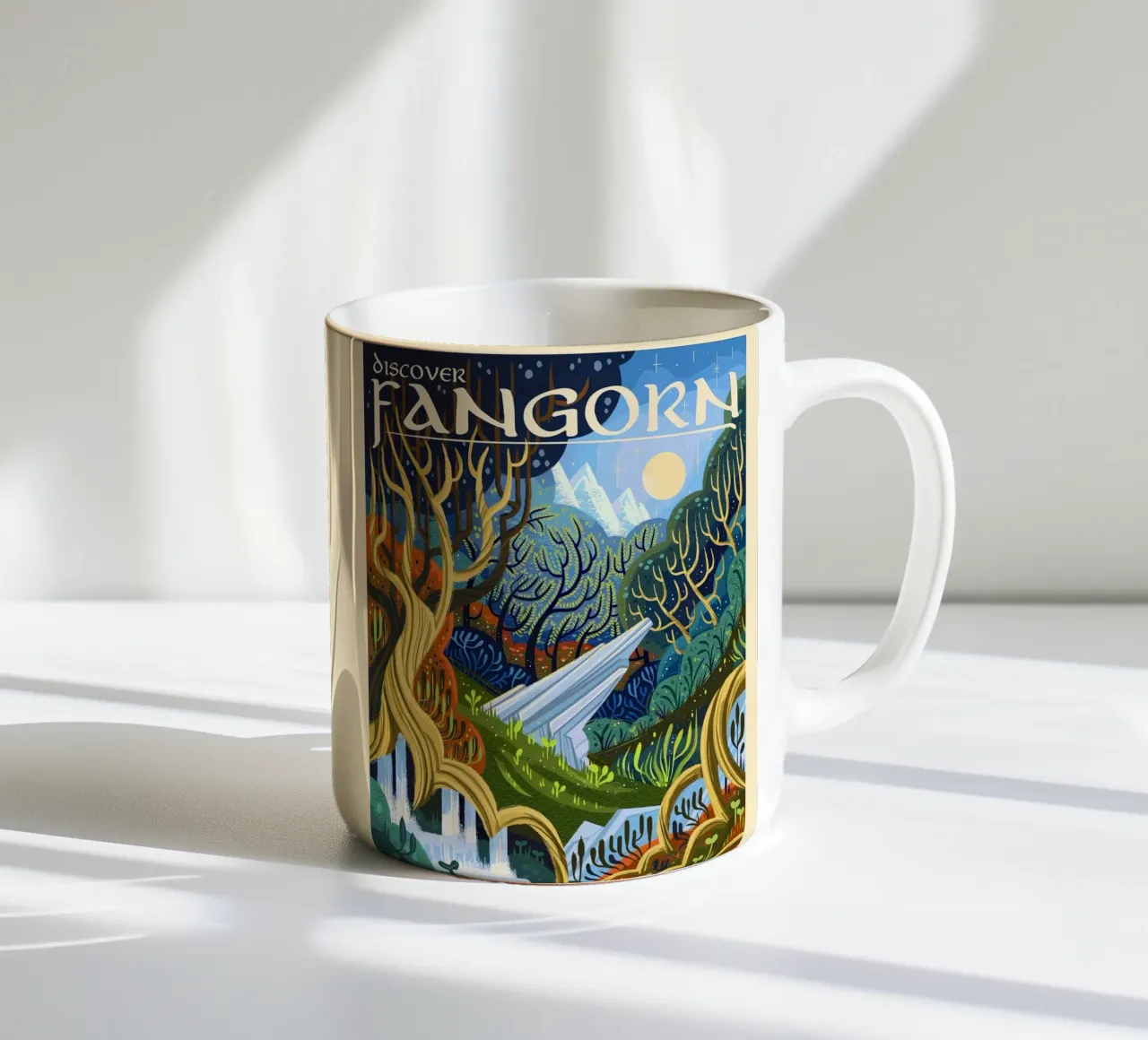 Scoprire Fangorn tazza in ceramica da Alice Slatera