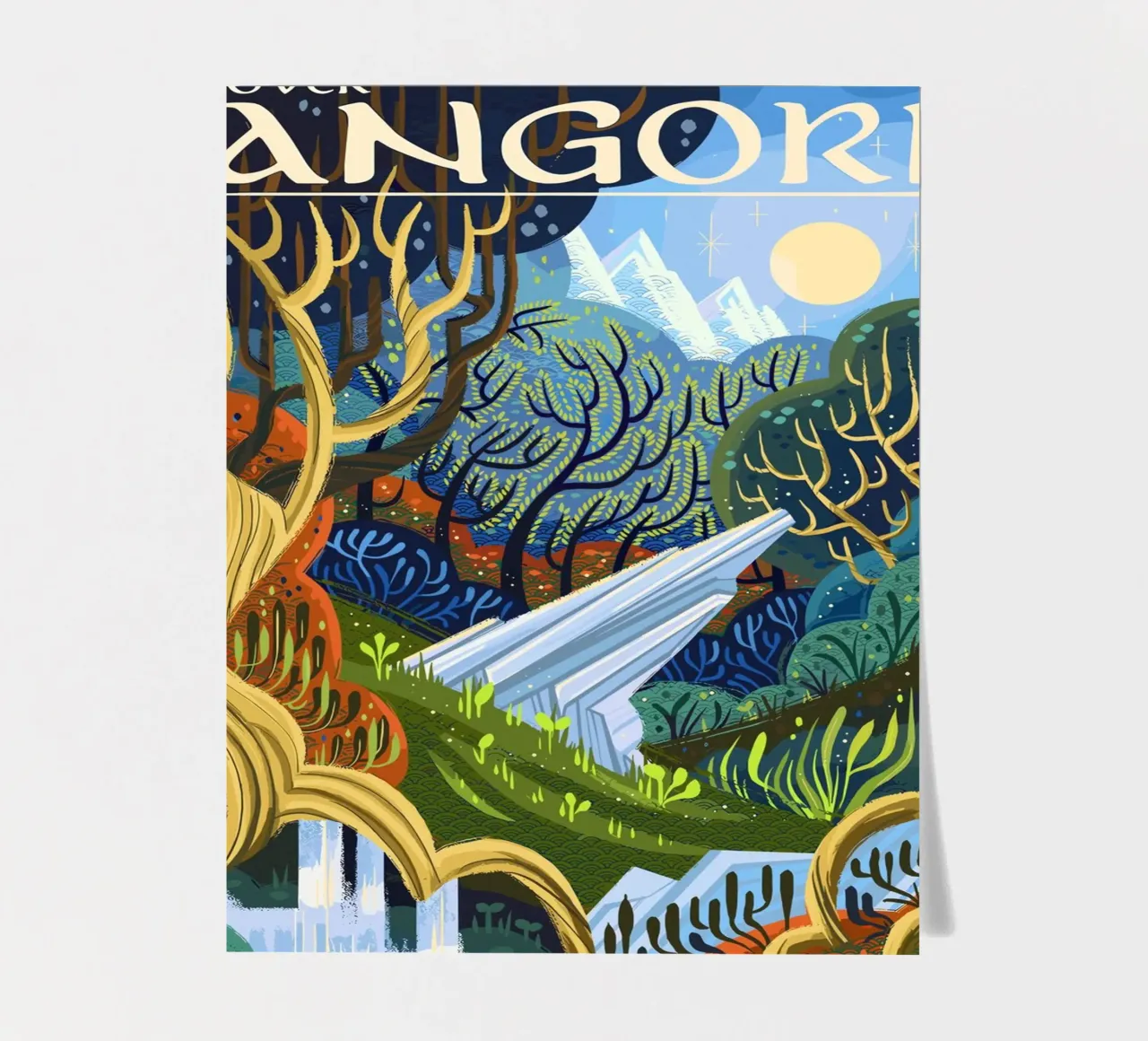 Scoprire Fangorn foglio adesivo da Alice Slatera
