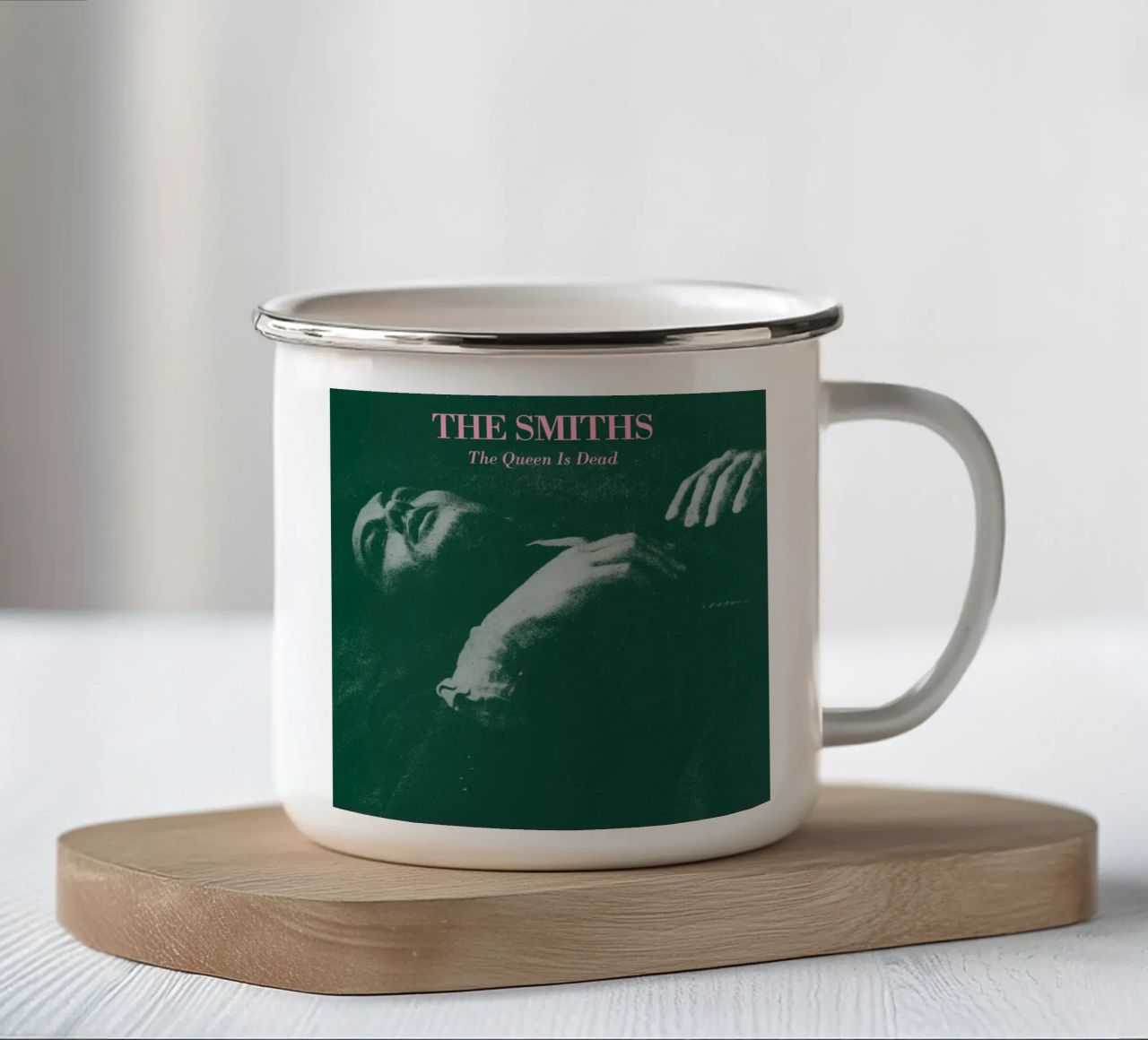 gli smiths la regina è morta tazza in smalto da FKochStudio