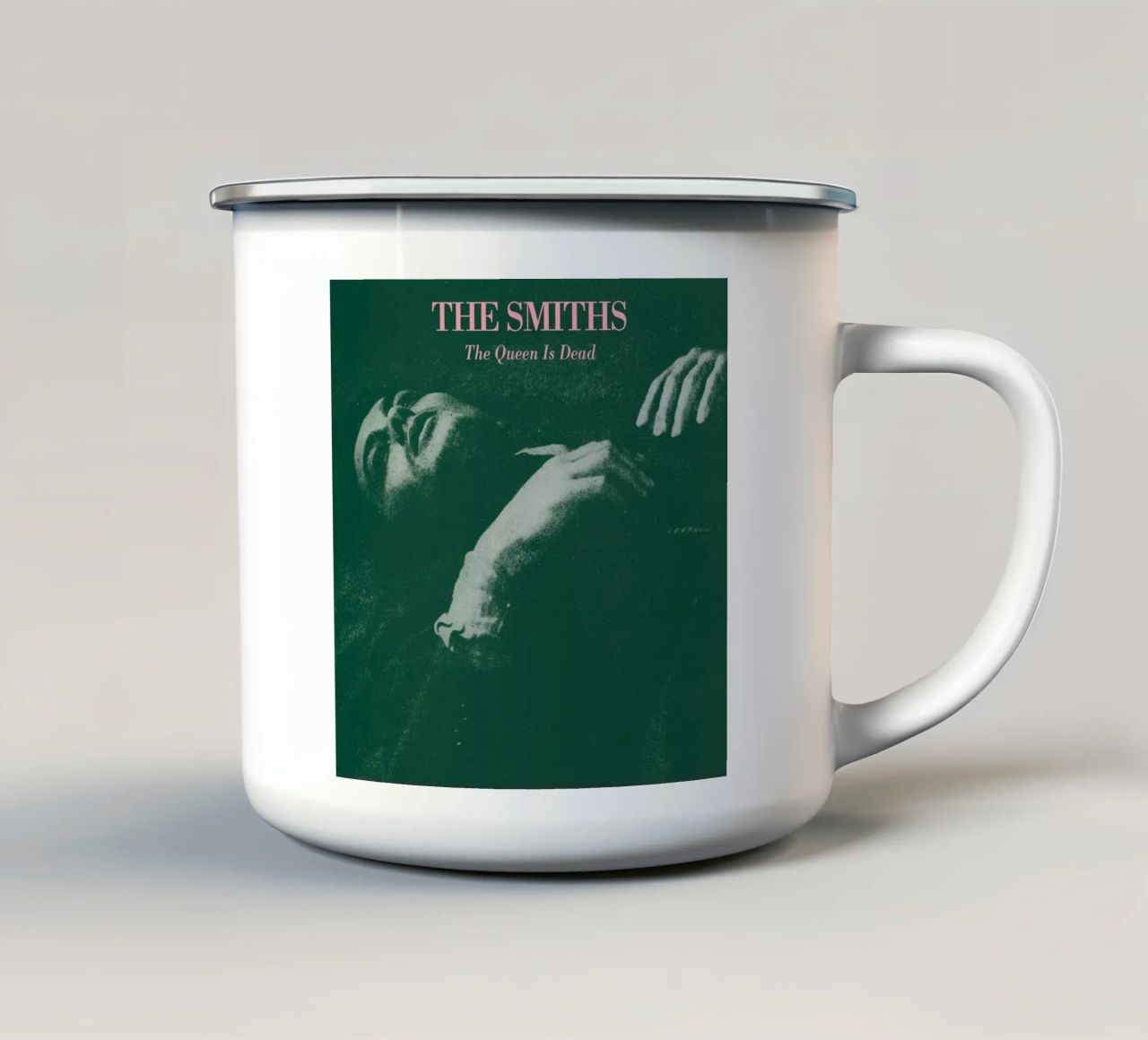 gli smiths la regina è morta tazza in smalto da FKochStudio