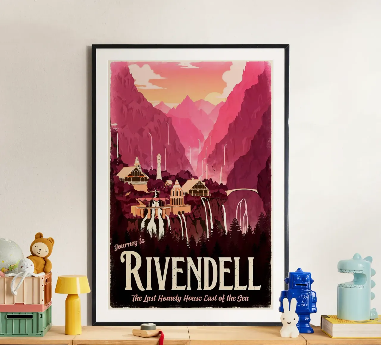Viaggio a Rivendell carta hahnemühle da Alice Slatera