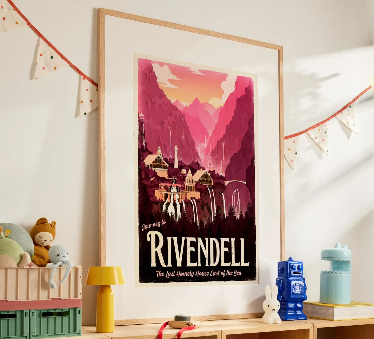 Viaggio a Rivendell carta hahnemühle da Alice Slatera