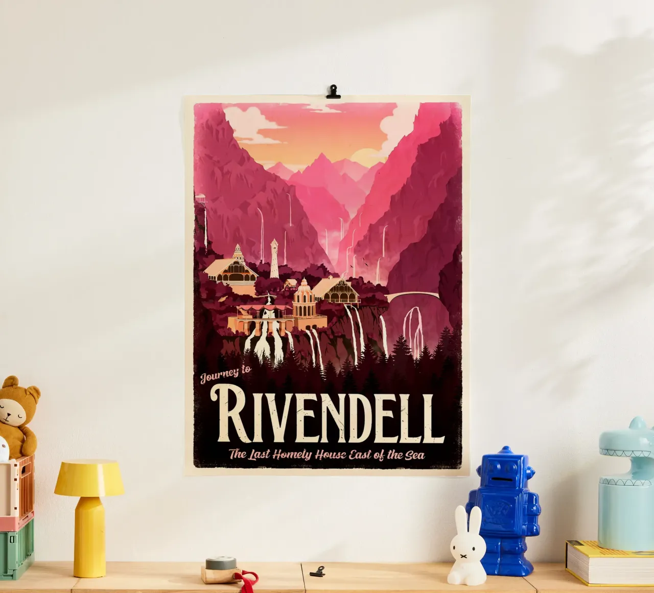 Viaggio a Rivendell carta hahnemühle da Alice Slatera