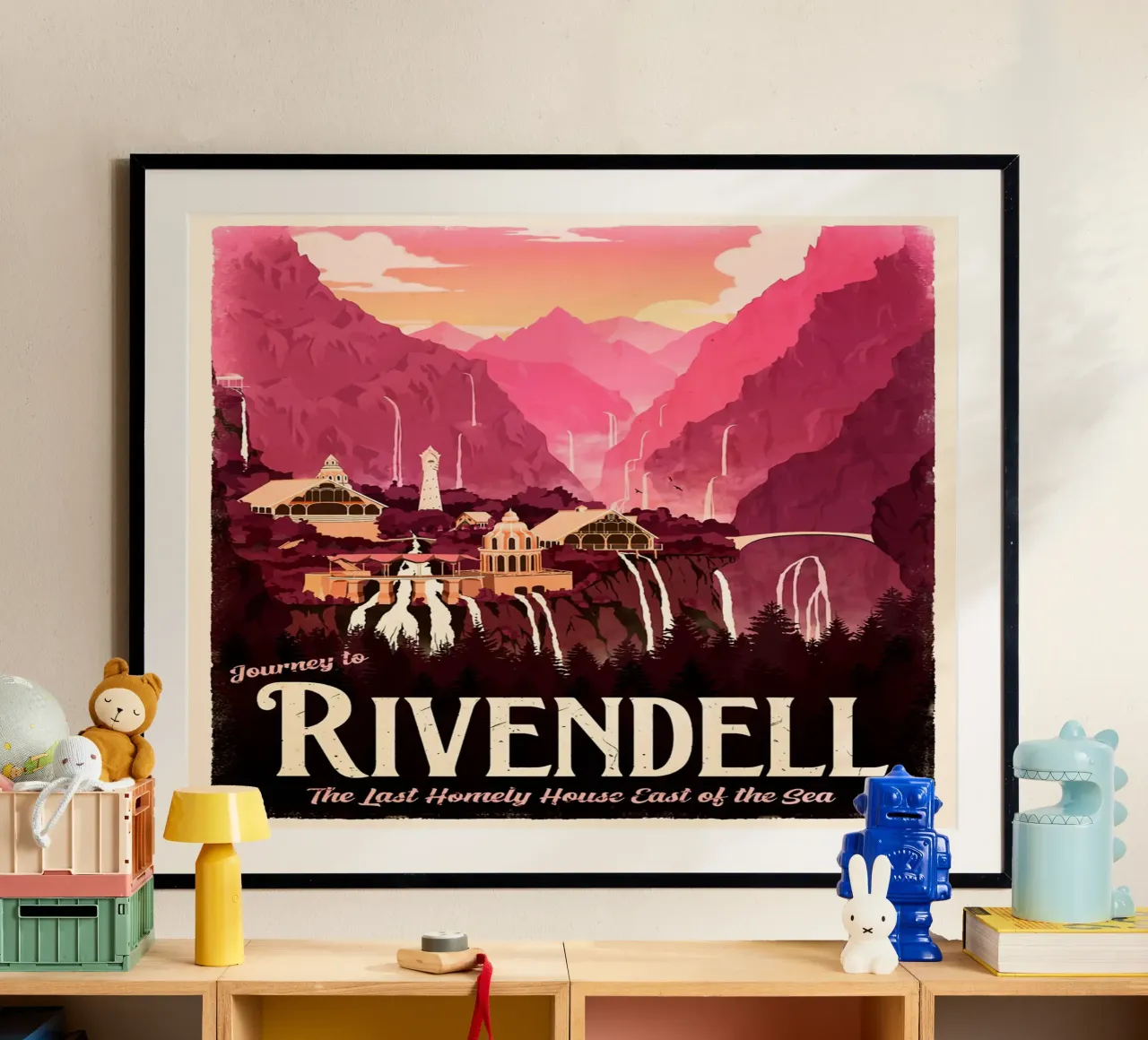 Viaggio a Rivendell carta hahnemühle da Alice Slatera