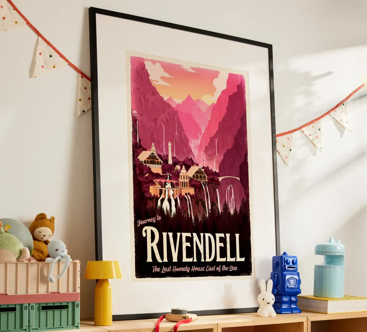 Viaggio a Rivendell carta hahnemühle da Alice Slatera